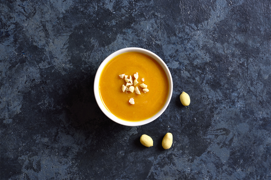 Bowl of Peanut Ginger Sauce