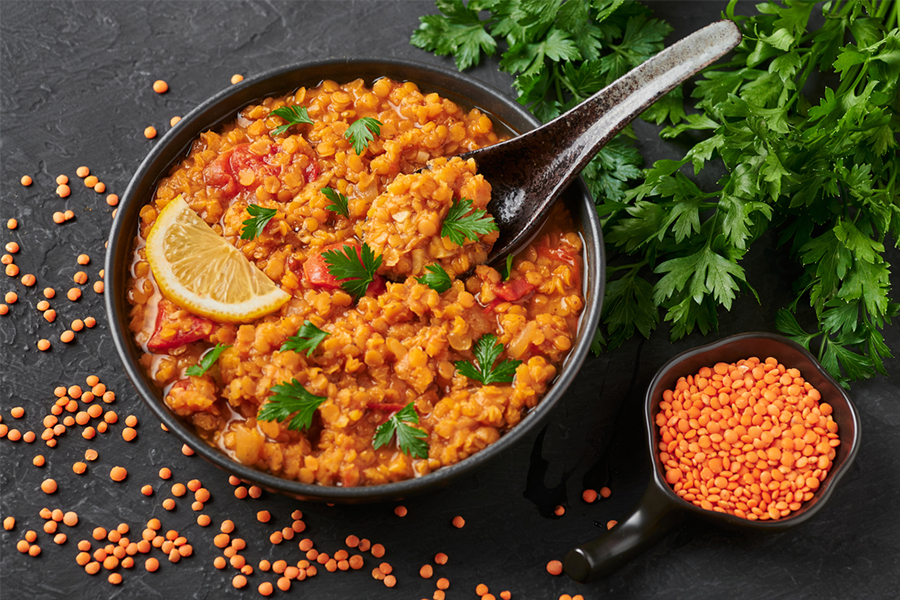 Bowl of Masoor Dal