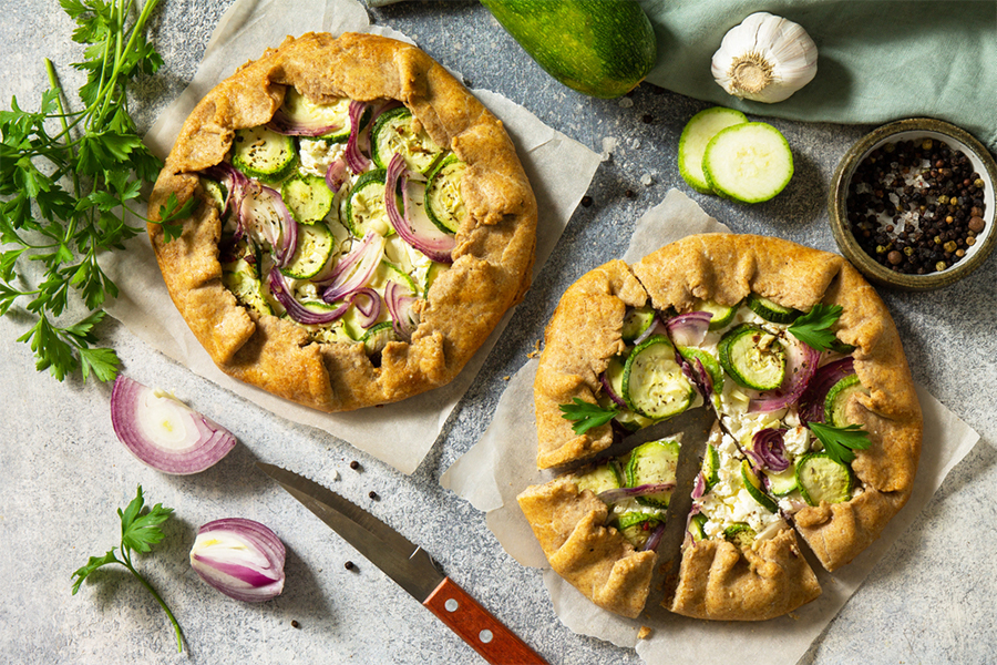 2 Spring Vegetable Galettes