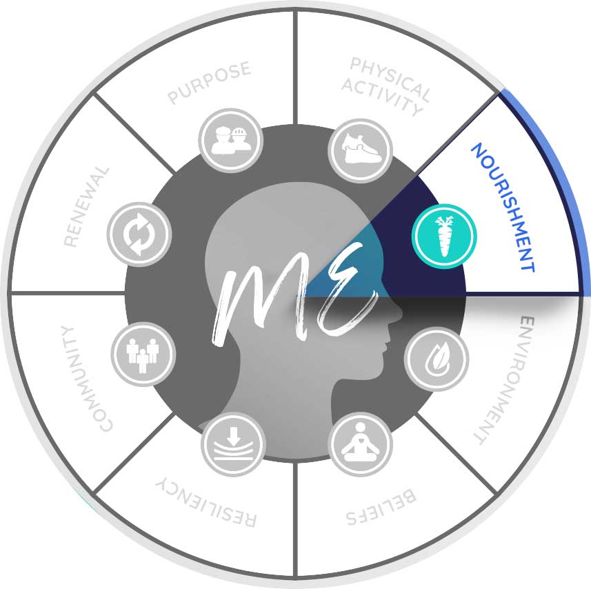 Eight Dimensions Chart focused on Nourishment
