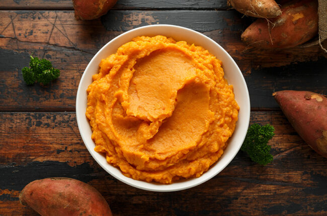 Coconut Sweet Potato Mash