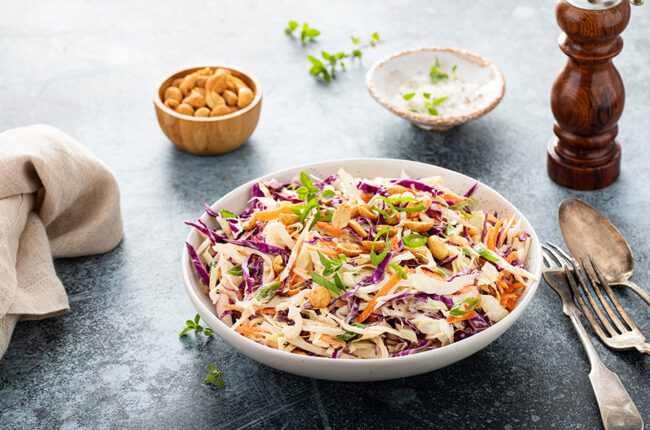 Everything But the Rice Paper Salad dish